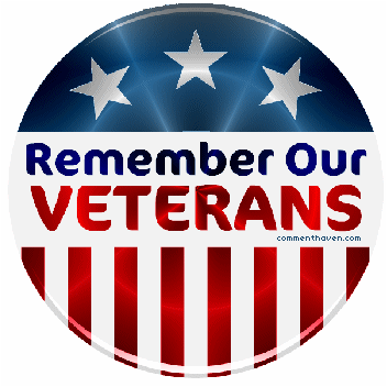Remember Our Veterans Badge