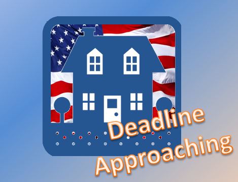 Image - Deadline Approaching with house and flag