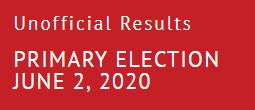 Unofficial Results Primary Election June 2, 2020