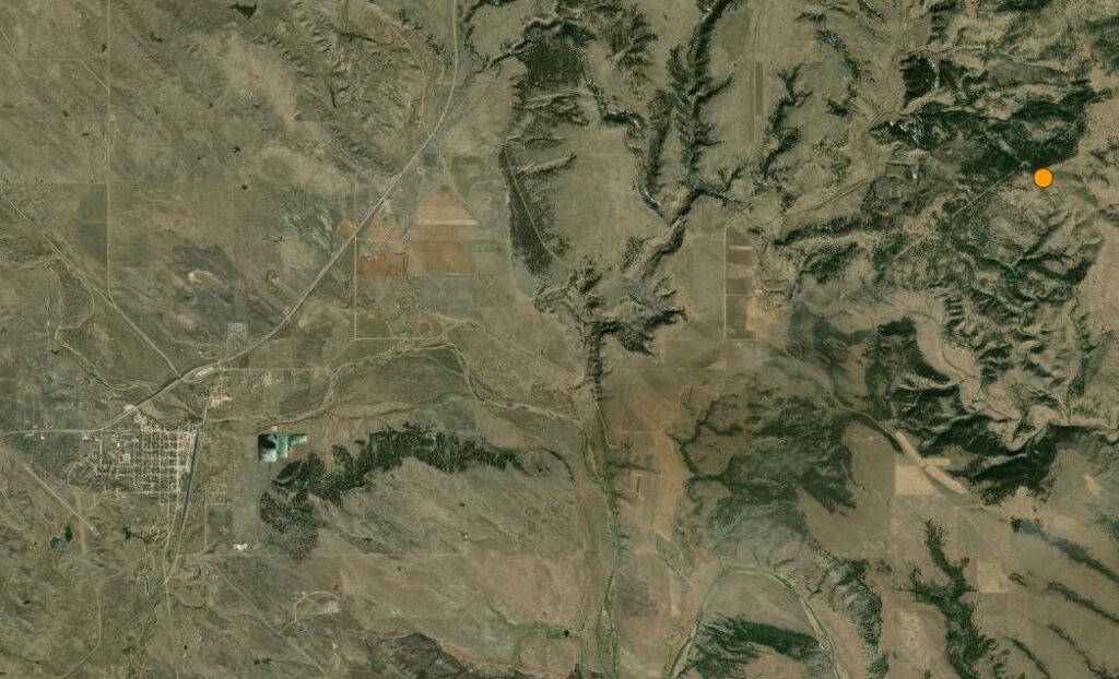 earthquake Fall River County, South Dakota