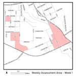 Map of reassessment area for week of June 7th.