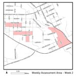 Map of assessment area for week of June 14th 2021.