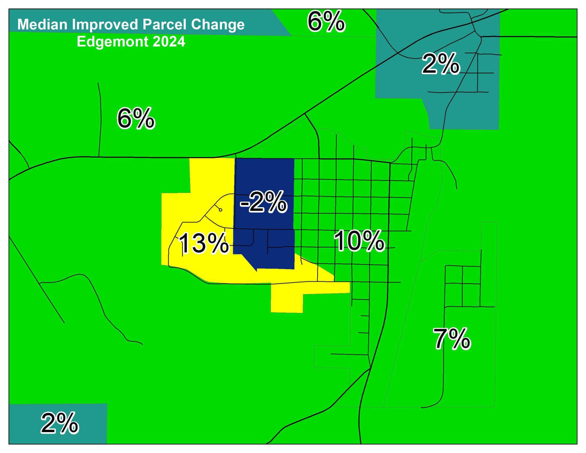 2024 Assessment Value Changes Summary - Fall River County, South Dakota
