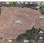 Map of Green Acres Fire with affected landowners.