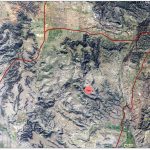 Map showing approximate location of Buck Fire.