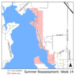 map of reassessment area for week of August 18th, 2025.